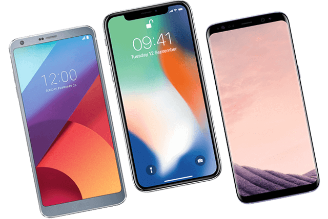 3 smartphones
